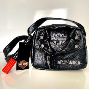 Harley-Davidson® Little Girls' PU Biker Crossbody Purse